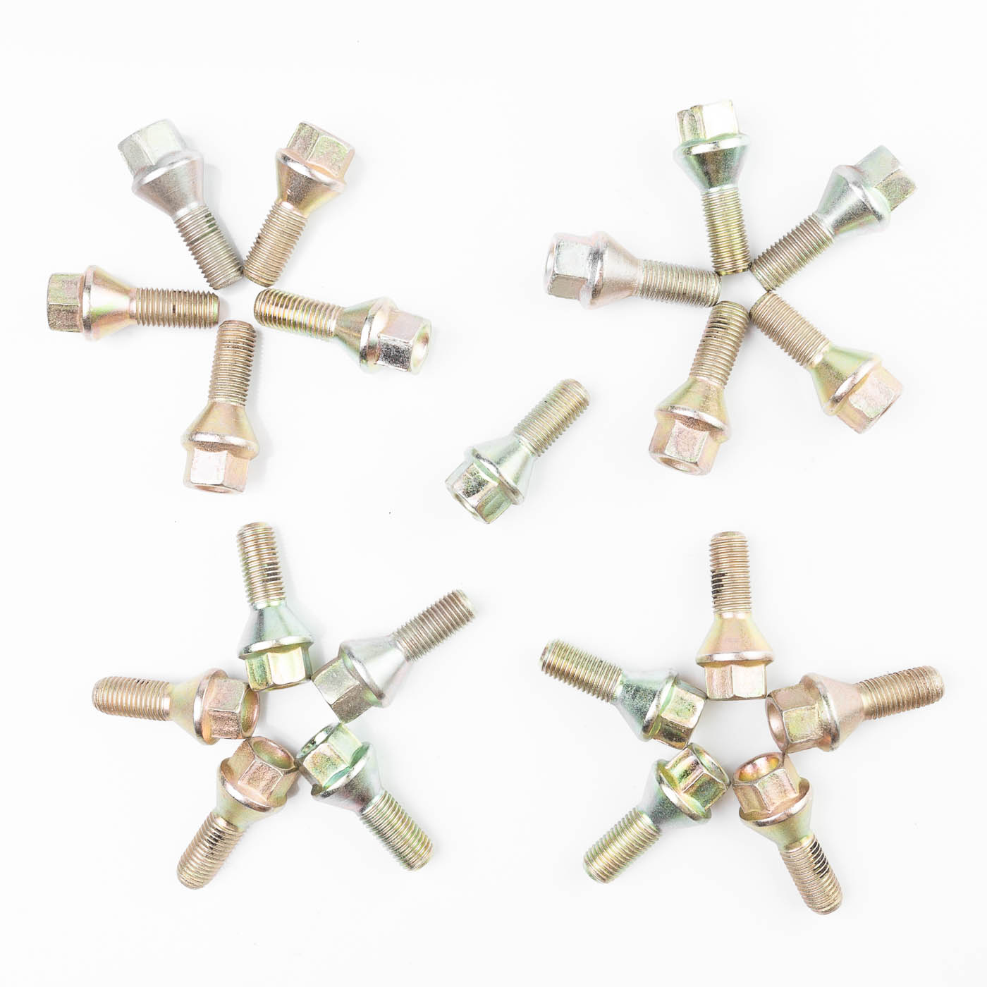4 X Alloy Wheel Bolts / Nuts For BMW 5-Series (E28, E34, E39, E60, E61) - M12x1.5 - TWD H10