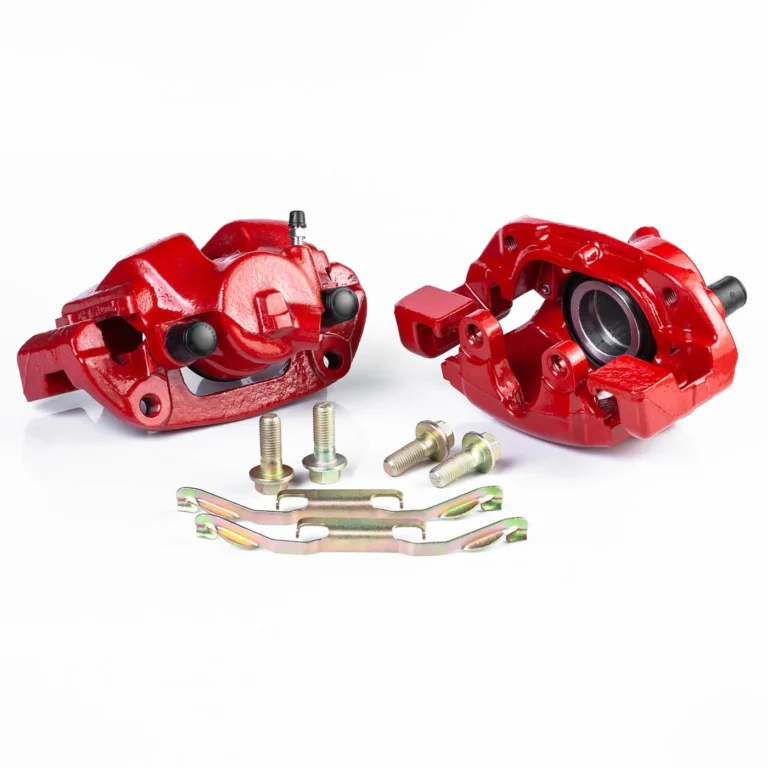 Féknyereg pár első tengely sötétpiros