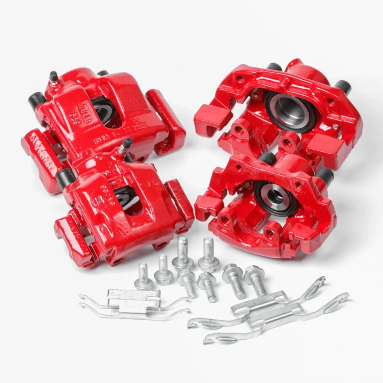 E46 320i 323i 325i 318d caliper set metal red