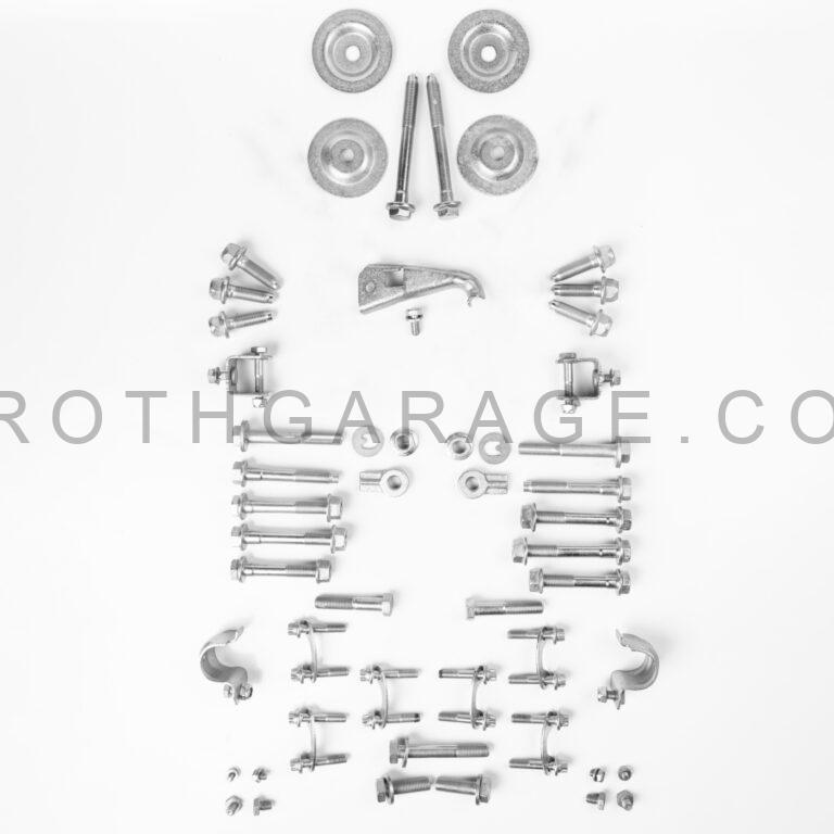 BMW E36 rear axle bolt set silver