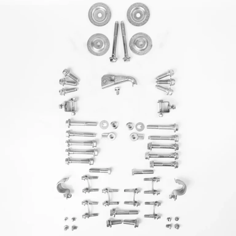 BMW E36 rear axle bolt set silver